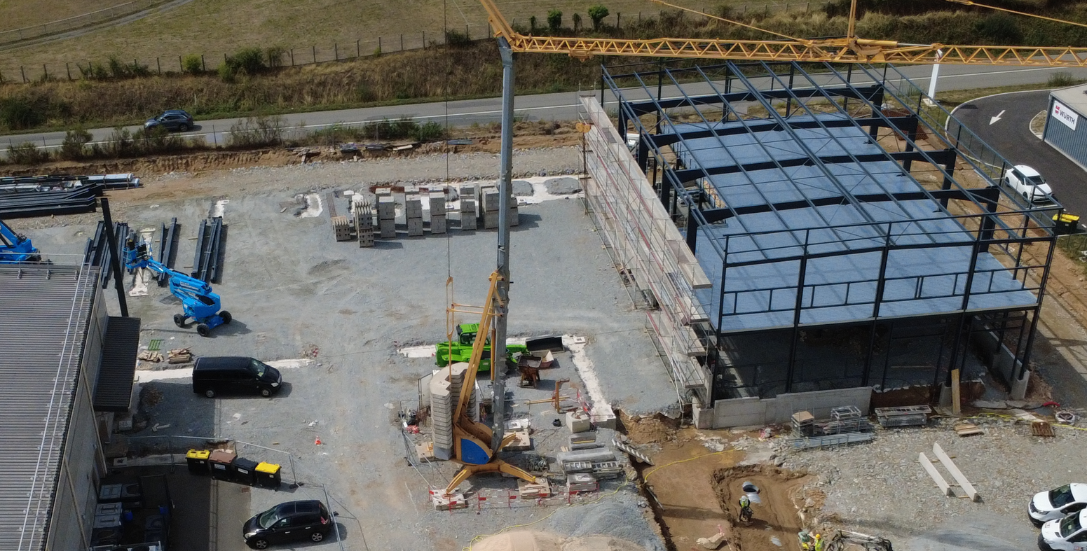 Centre Lab Extension Evolution des travaux-Vue aerienne début sept 2025-15